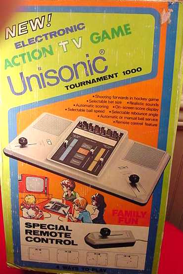 Unisonic Tournament 1000 Electronic Action TV Game T-1000